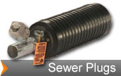 Pipe plugs for use in sewer smoke testing