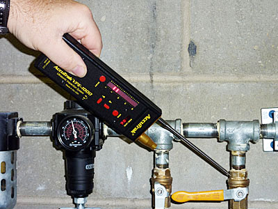 ultrasonic valve and steam trap leak detection