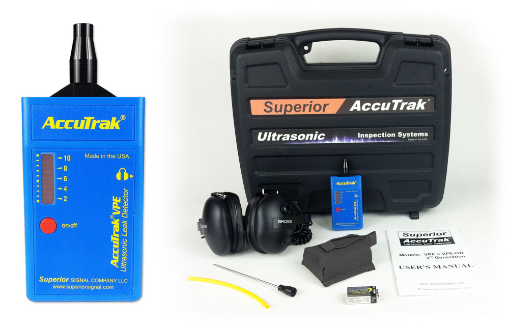 Details about   Accutrak VPE Basic Kit Ultrasonic Leak Detector 
